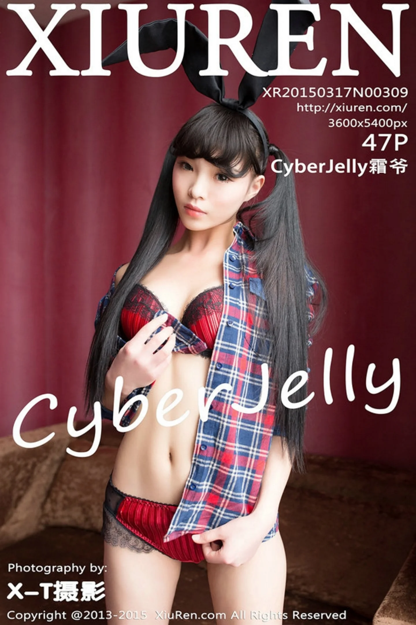 [XiuRen秀人网]No.309_内地嫩模CyberJelly霜爷黑色兔女郎性感内衣写真47P-秀人网 - XiuRen.Space